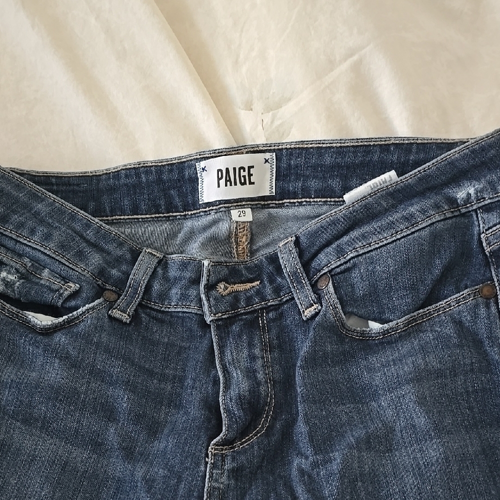 Paige Blue Denim Jeans